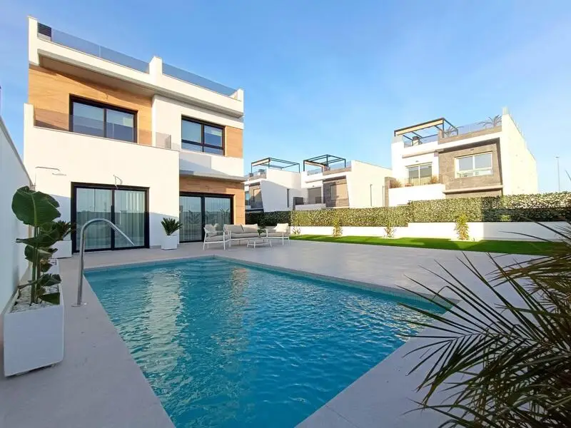 Villa 3 Dormitorios Piscina Privada Benijofar Cerca Playas