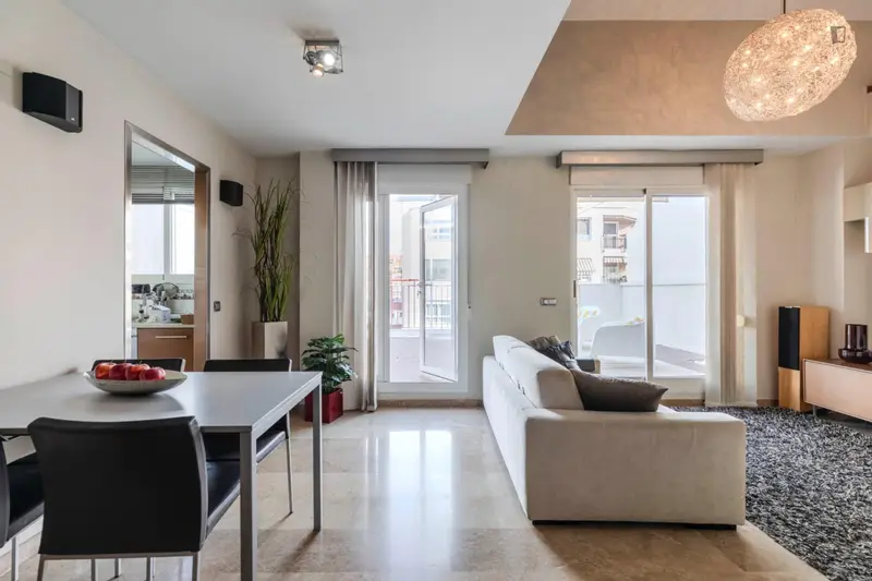 Atico en Ruzafa con Terraza 2 habitaciones Todo Incluido