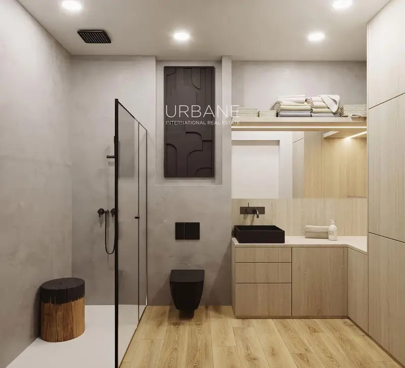 Apartamento en Gracia Barcelona 50m2 1 Dormitorio Terraza Moderna