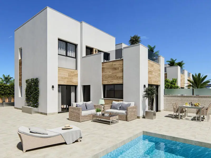 Villa Moderna 3 Dormitorios Benijófar Piscina Privada