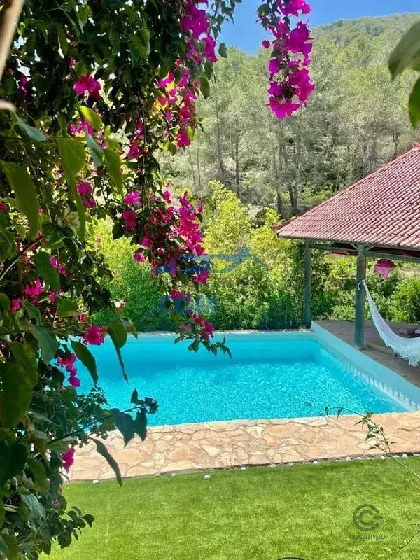Finca con encanto en Santa Agnès Ibiza 2 dormitorios piscina jardin