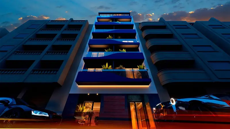 Apartamentos en Torrevieja con Piscina y Terraza - Obra Nueva