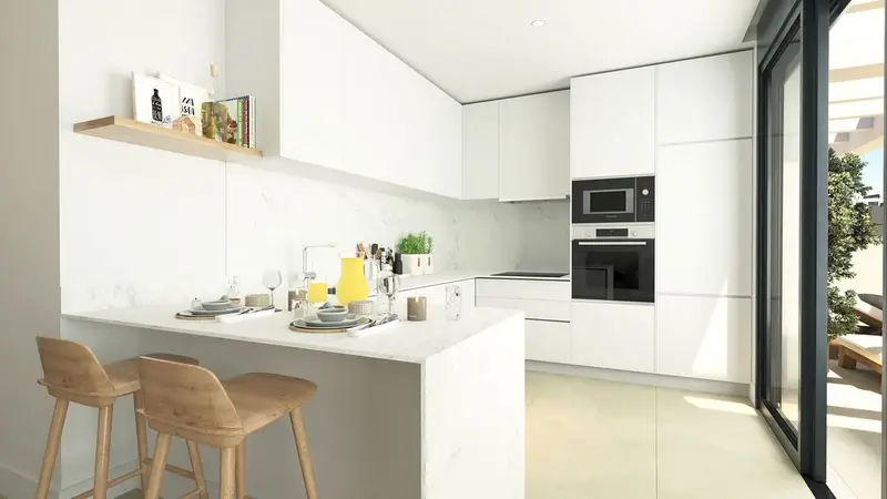 Apartamento en venta Mijas Costa 3 dormitorios 2 baños terraza jardin