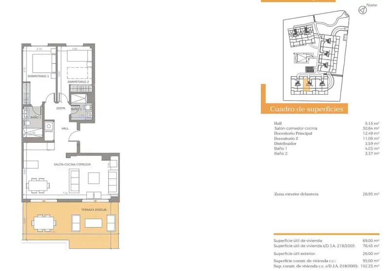 Atico en venta en Estepona con vistas al mar