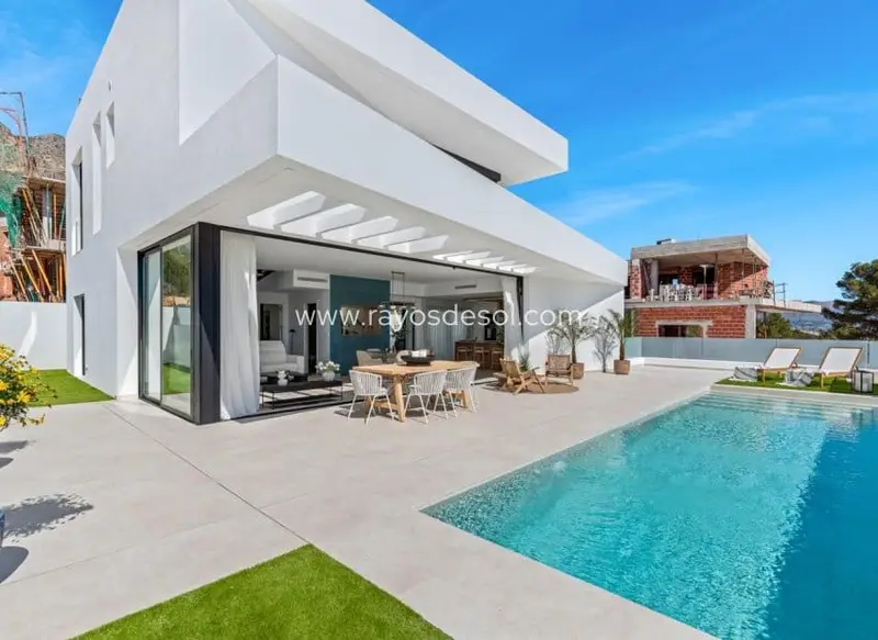 Villa en Venta Polop Alicante Moderna 3 Dormitorios Piscina