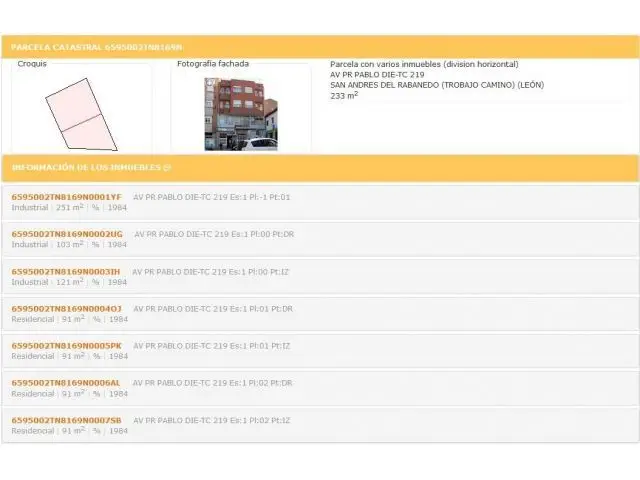 Edificio Trobajo del Camino Leon Inversores 6 Viviendas Locales