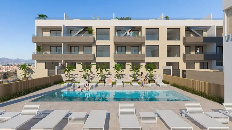 Atico en venta en complejo residencial Aguilas Murcia