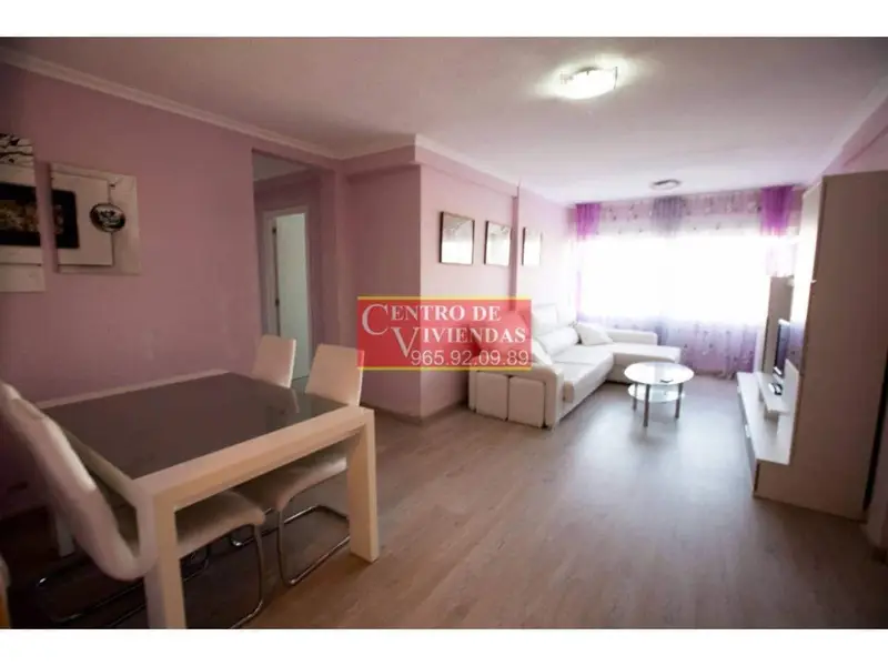Piso en Alquiler Alicante 90m2 3 Dormitorios Amueblado