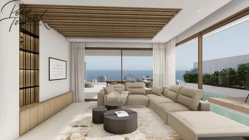 Villa Lujo Finestrat Piscina Privada Terraza Jardin 3 Dormitorios 4 Banos
