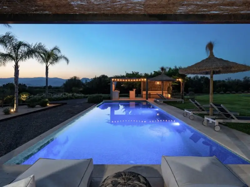 Finca Moderna en Biniali Mallorca con Piscina y Gimnasio