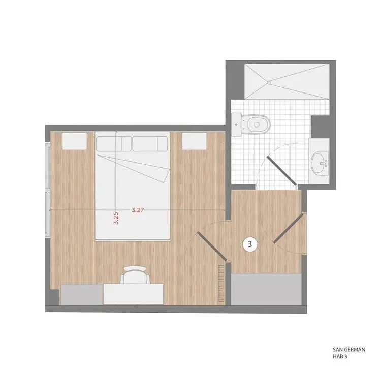 Apartamento en alquiler Madrid 1 dormitorio 1 bao