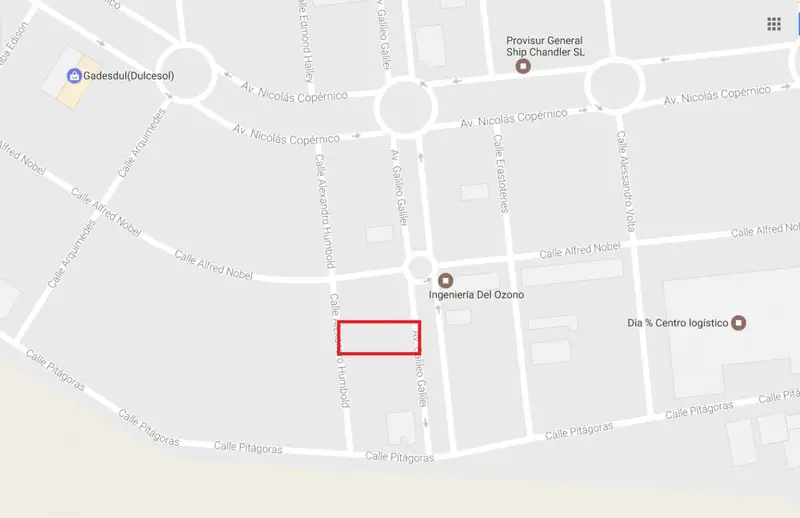 Venta Parcela Industrial El Puerto de Santa Maria 650m2