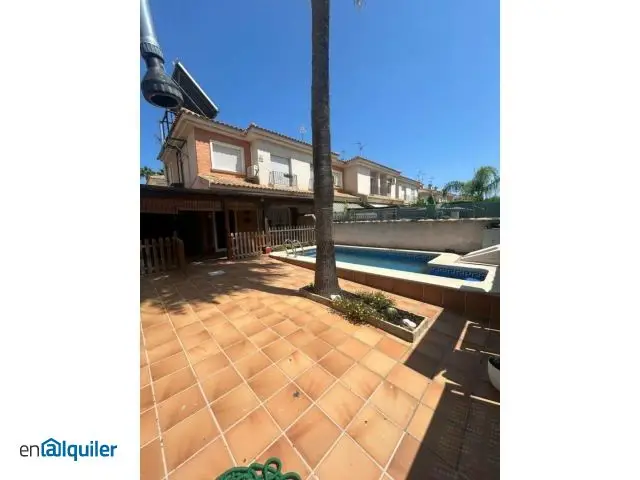 Alquiler casa terraza Santiago de la ribera