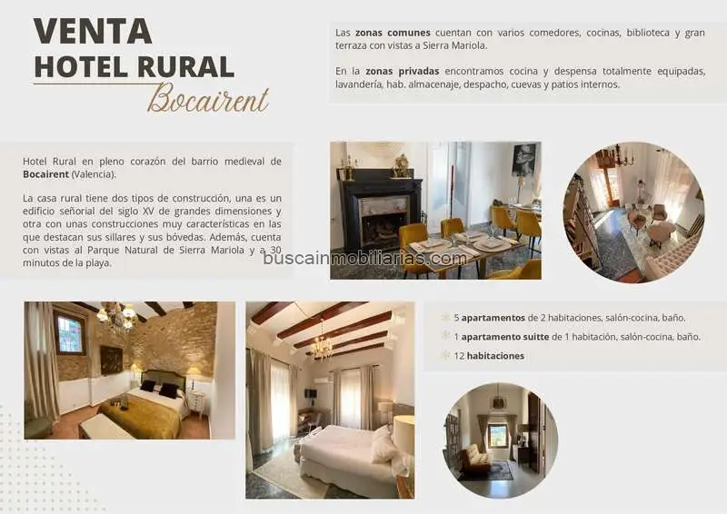 Hotel Rural con Encanto en Bocairent Valencia