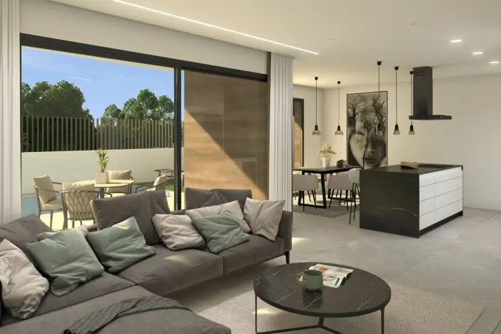 Villa 3 Dormitorios en Dolores Alicante Moderna con Piscina