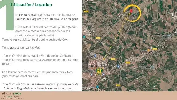 Finca Rustica en Callosa Segura 46816m2 Casa Agua Vistas