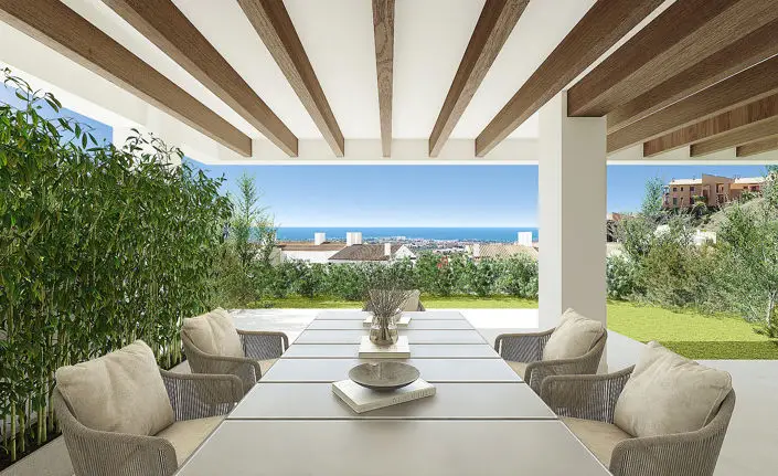Apartamentos de Lujo en Benahavis 3 Dormitorios Terrazas Vistas al Golf
