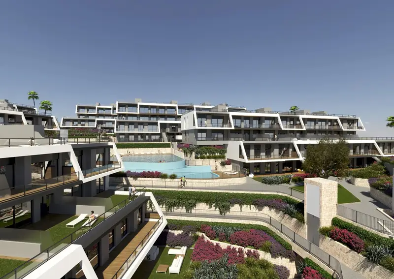 Venta de piso con piscina y terraza en Gran Alacant (Santa Pola), Monte y Mar Alto