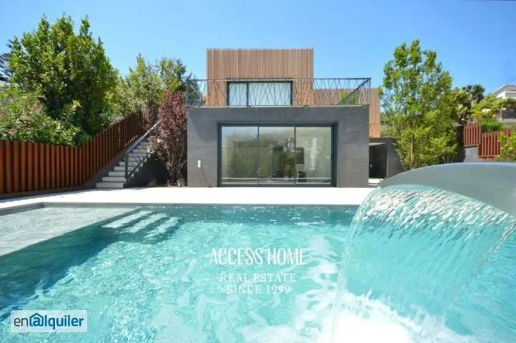 Alquiler Casa Moderna Alella Costa Barcelona