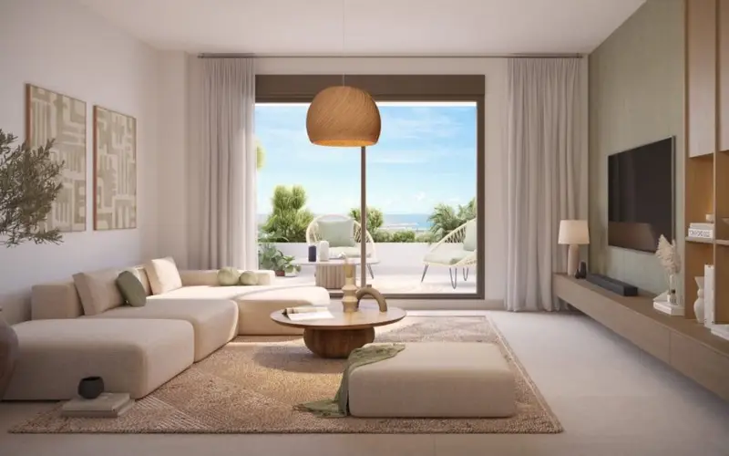 Apartamentos en Venta en Complejo Residencial con Golf y Playa