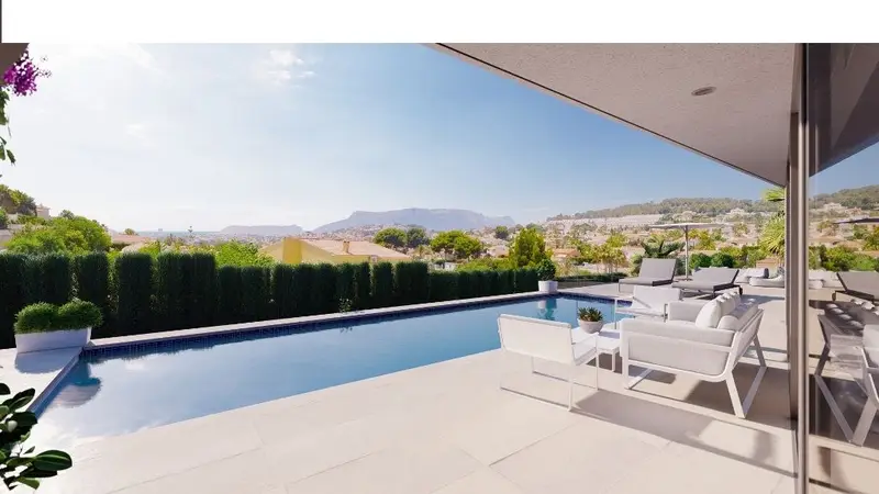 Villa de Lujo en Benicolada Calpe 4 Habitaciones Piscina Spa