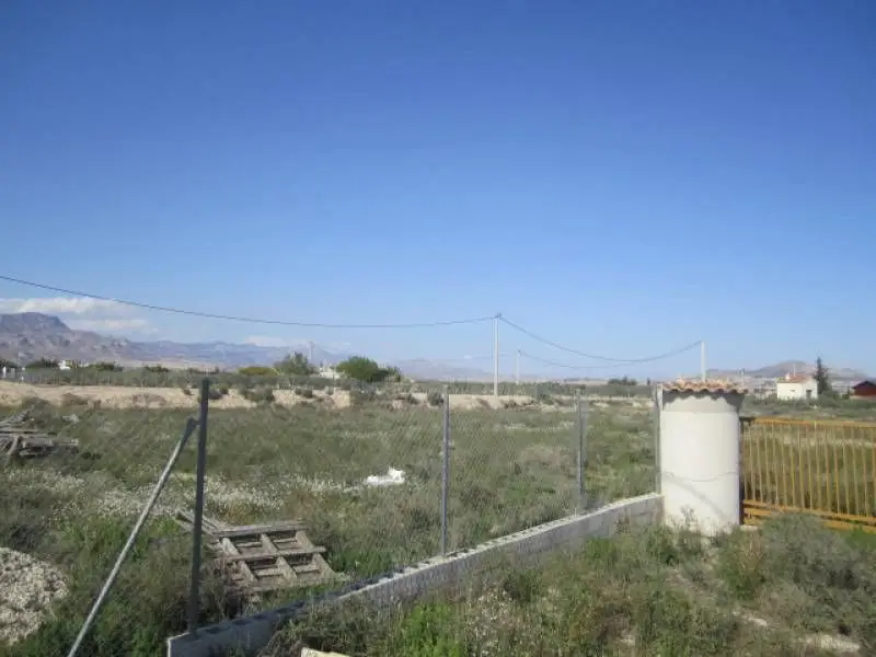 Venta Parcela Rustica Aspe 4175m2 Vistas Despejadas Cerca Playa Aeropuerto