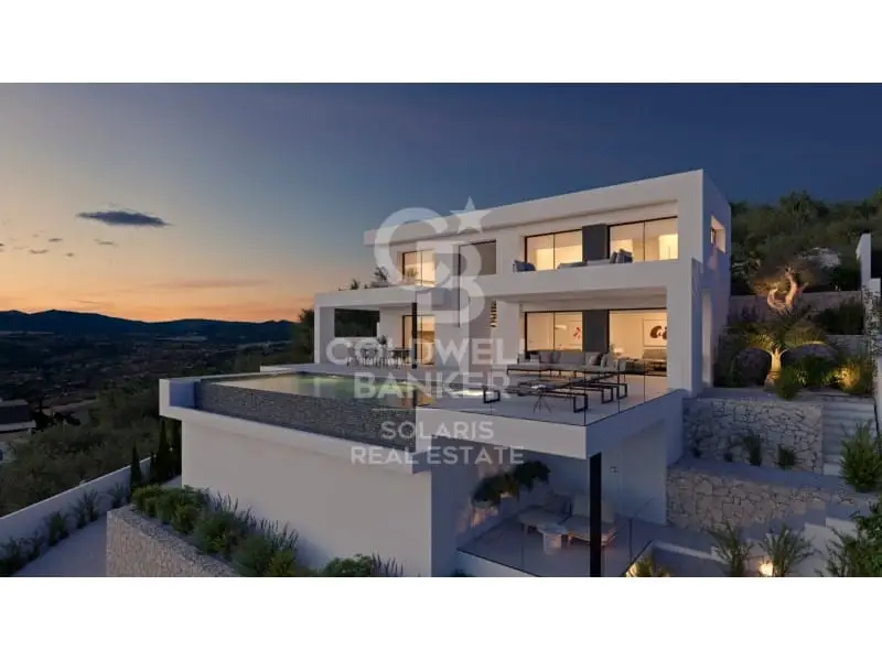 Villa de Lujo en Cumbre del Sol con Vistas al Mar