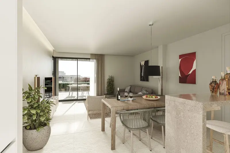 Piso en venta en Campos Mallorca planta baja con jardin privado
