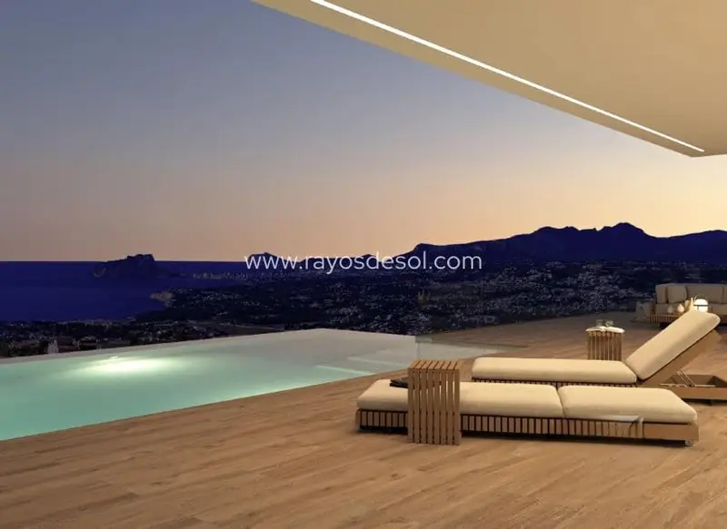 Villa de Lujo en Cumbre del Sol con Vistas al Mar