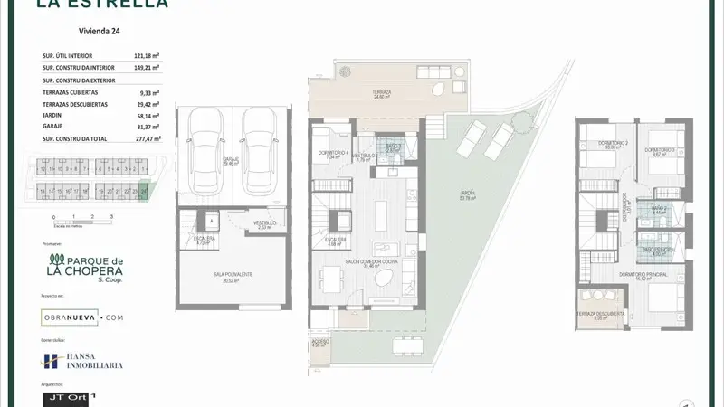 Chalet Adosado en Murcia con 4 Dormitorios y Piscina