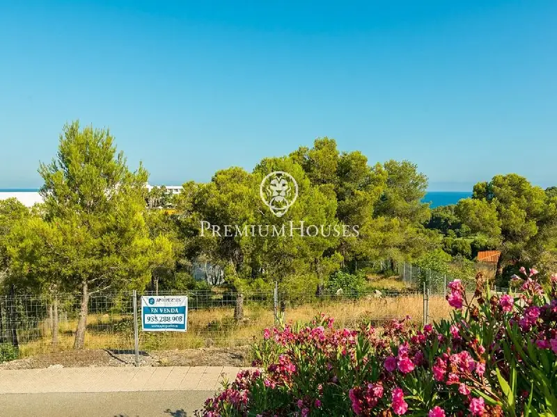 Venta Terreno Can Girona Sitges Vistas al Mar