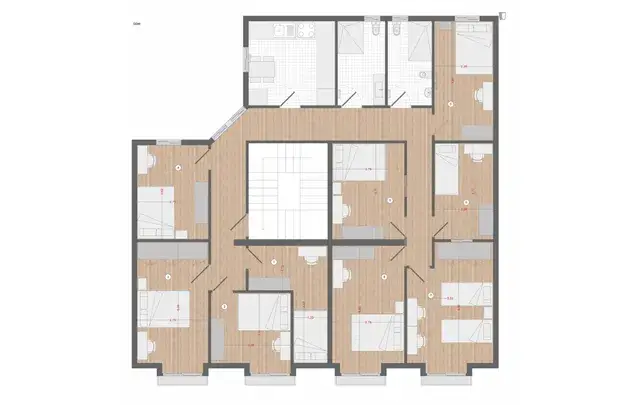 Alquiler piso 9 habitaciones Madrid centro estudiantes jovenes