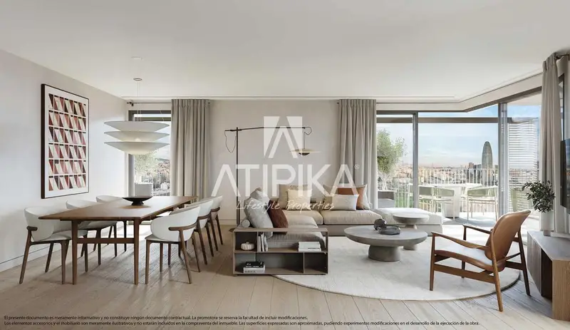 Apartamento en venta Avinguda Diagonal Barcelona 129m² 4 habitaciones
