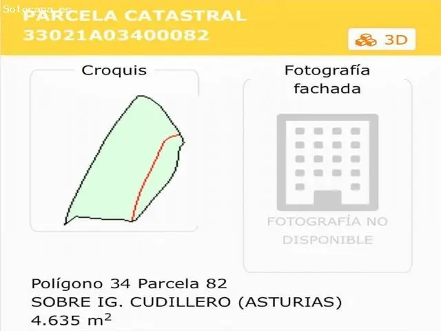 Parcela en Ballota Cudillero Asturias