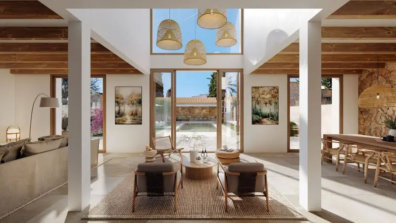 Casa Adosada Lujosa en Santanyi Mallorca Nueva Construccion