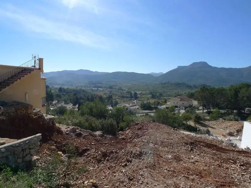 Parcela en Venta Alcalali Alicante Vivienda Unifamiliar Piscina Vistas Valle