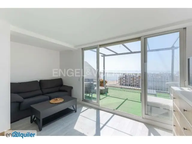 Alquiler Loft Valencia: 2 habitaciones, garaje, ascensor, vistas al mar