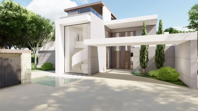 Terreno en Venta Elviria Marbella Proyecto Chalet de Lujo