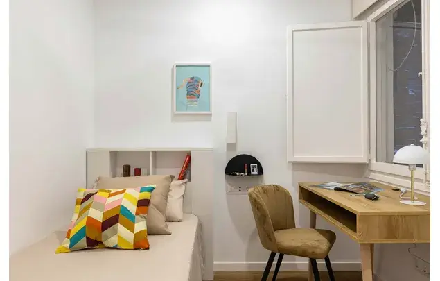 Habitacion 61m2 Barcelona Estancia Media Larga