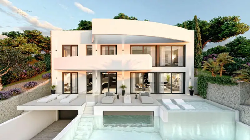 Villa de Lujo en Altea con Vistas al Golf