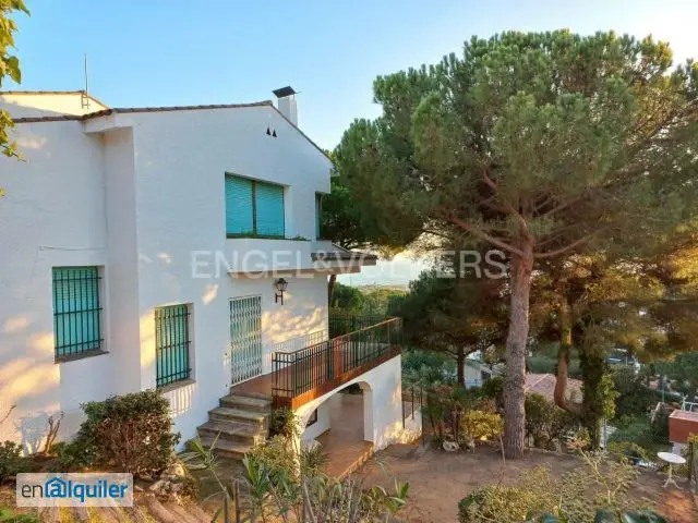 Alquiler Casa Premià de Dalt Vistas al Mar y Montaña