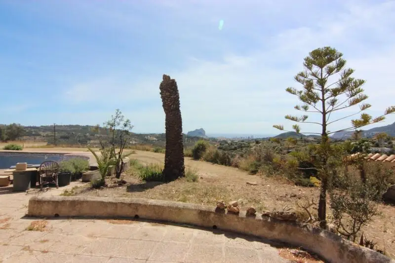 Villa en Benissa con vistas al mar y al campo