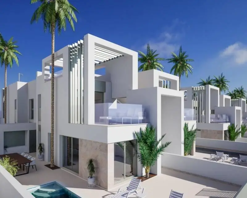 3 Dormitorios Duplex Rojales:  Piscina Privada y Jardín