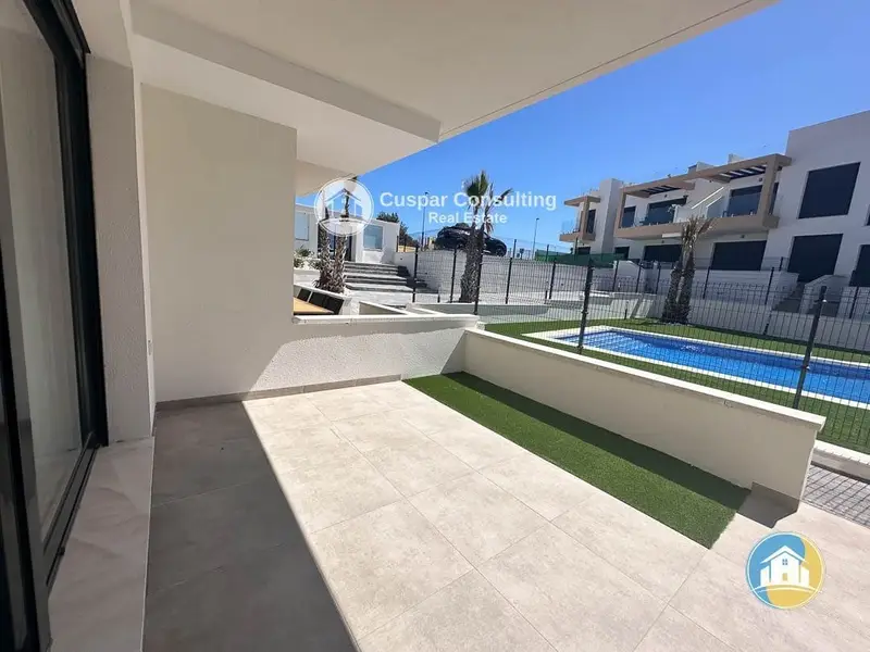 Bungalows en Villamartin Orihuela con Jardin y Solarium