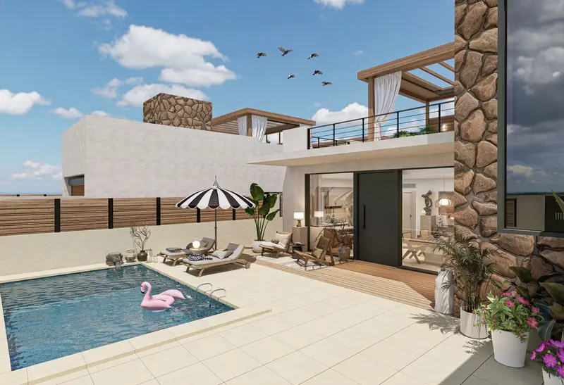 Villa de Lujo en La Pinilla Murcia 3 Dormitorios Piscina Privada