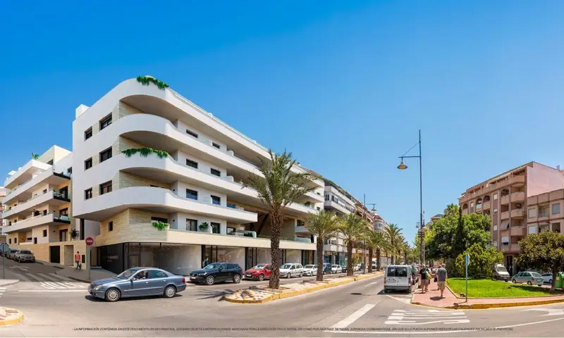 Apartamentos en Torrevieja con Piscina y Terraza - Vistas al Mar