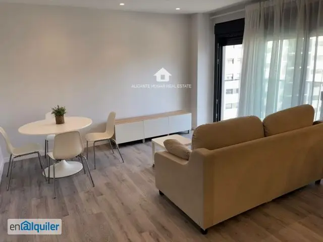 Alquiler Piso Obra Nueva en Alicante con Garaje y Trastero