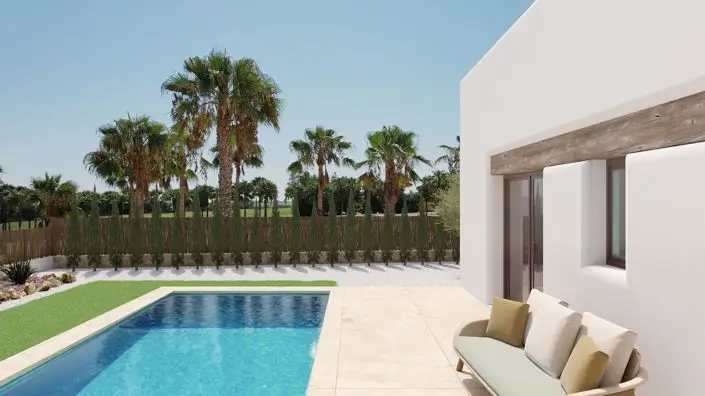 Villa de Lujo 3 Dormitorios Golf Piscina Solarium