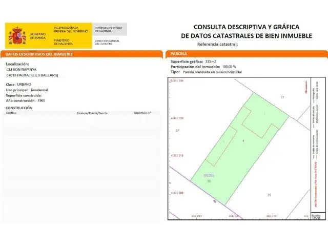 Terreno Urbanizable Son Rapinya Zona Colegios