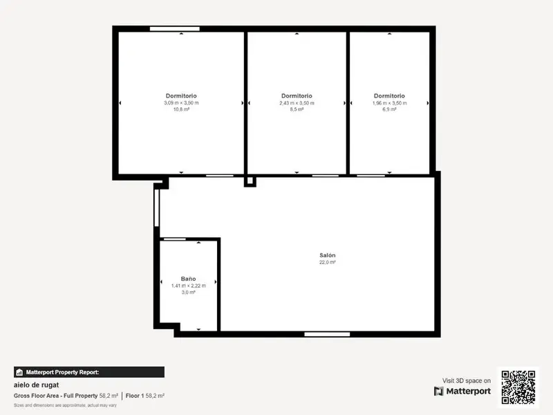 Piso en Venta Quatre Carreres Valencia 3 Dormitorios 62m2